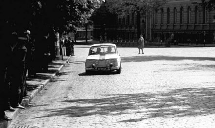 Marek Varisella i Jerzy Miniewski – Renault 8 Gordini.